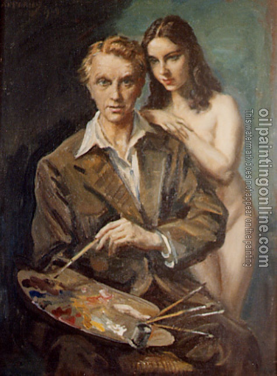 George Owen Wynne Apperley - artista y modelo